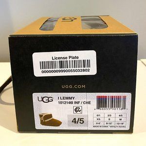 NEW! UGG I LEMMY, Infant 4/5 (M, 12-18mnths), New - In Box, Never Worn